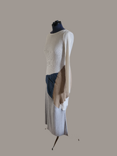 Load image into Gallery viewer, Upcycled Sweater Denim Dress
